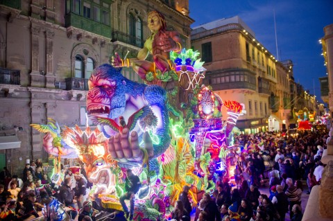 Carnevale a Malta, una festa di colori e musica